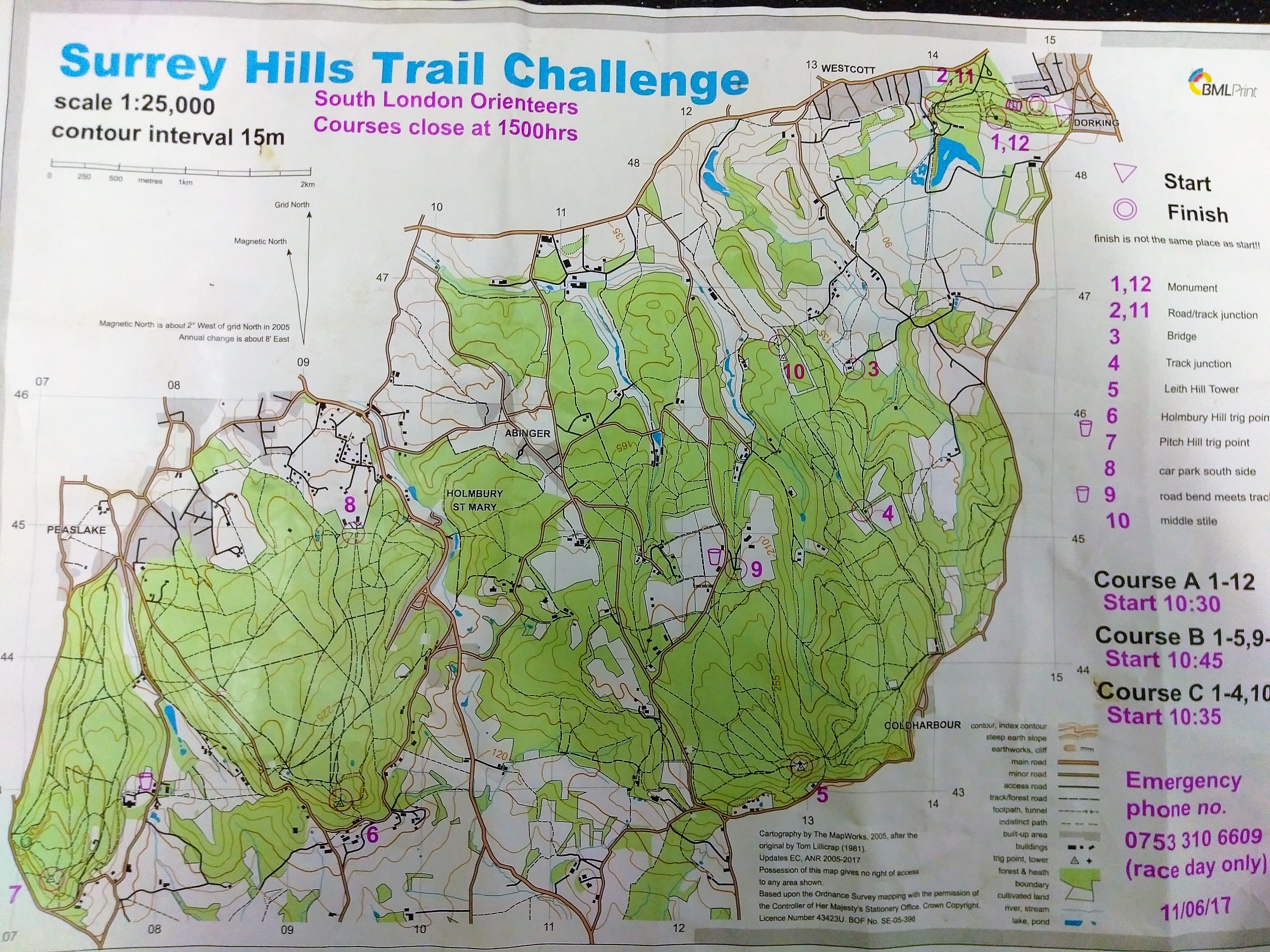 Surrey Hills Race (11/06/2017)