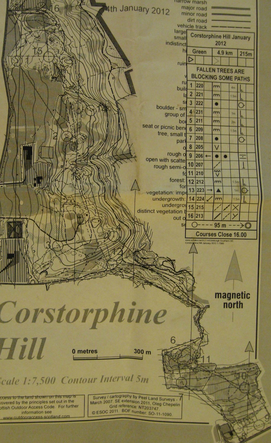 ESOC - Corstorphine (14/01/2012)