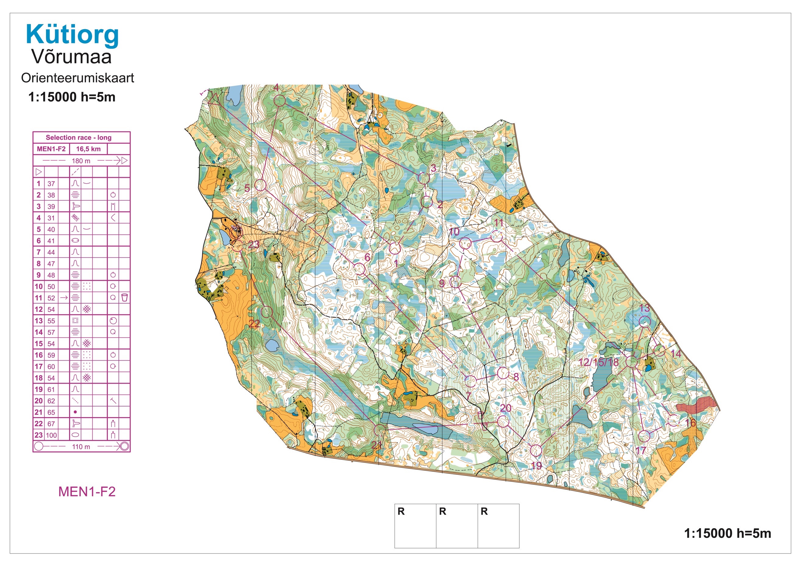 WOC Selection 2017 - Long (14/05/2017)