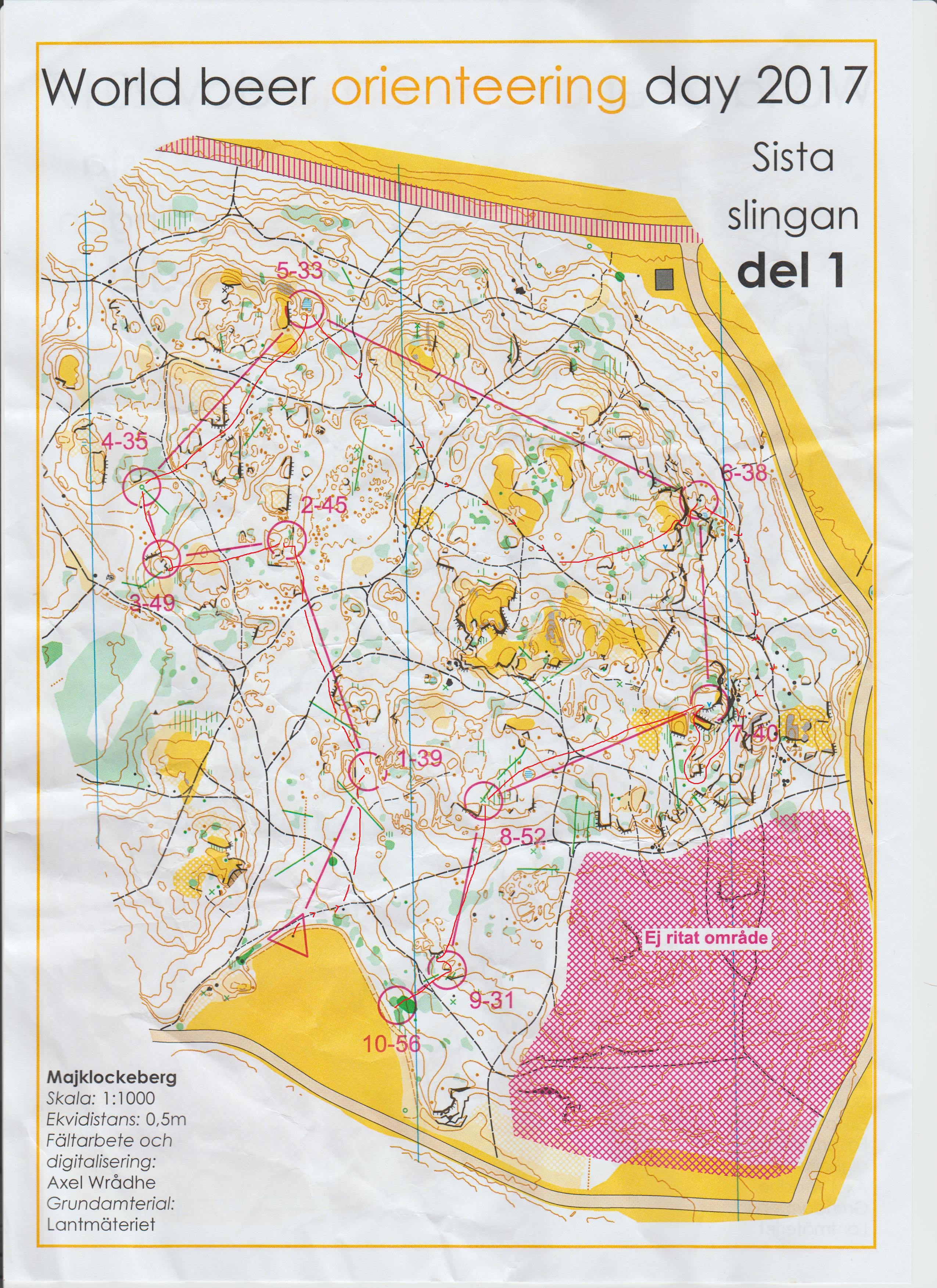 World Beer Orienteering Day, lap4 part 1 (26/05/2017)