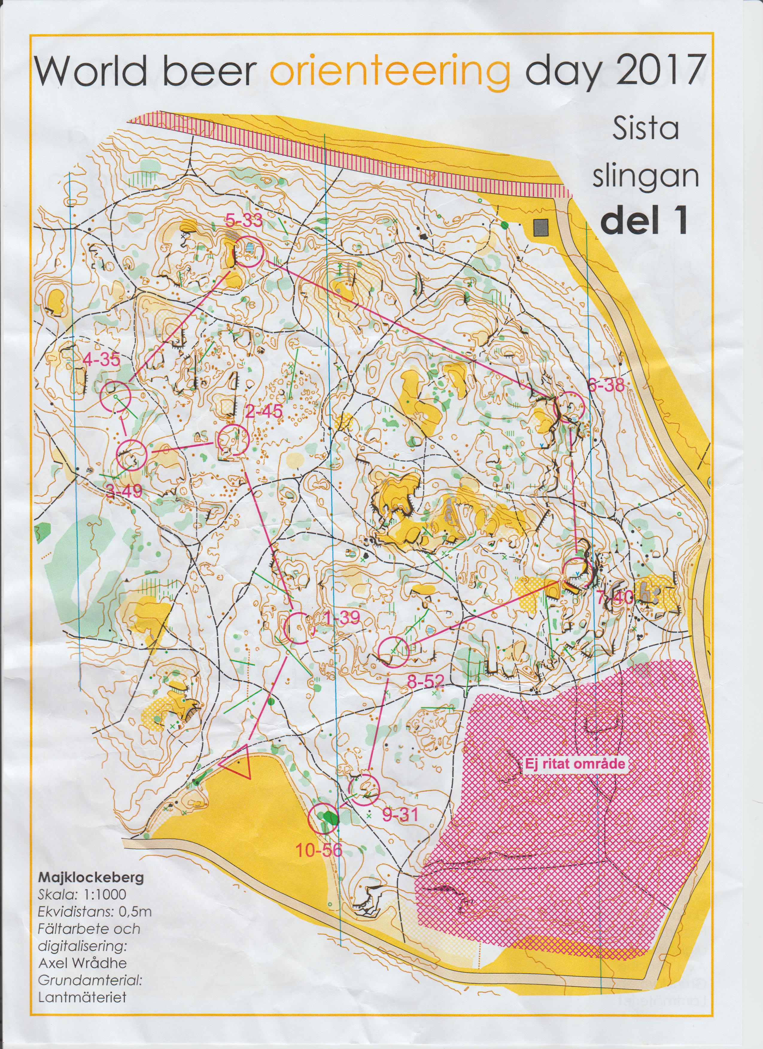 World Beer Orienteering Day, lap4 part 1 (26/05/2017)