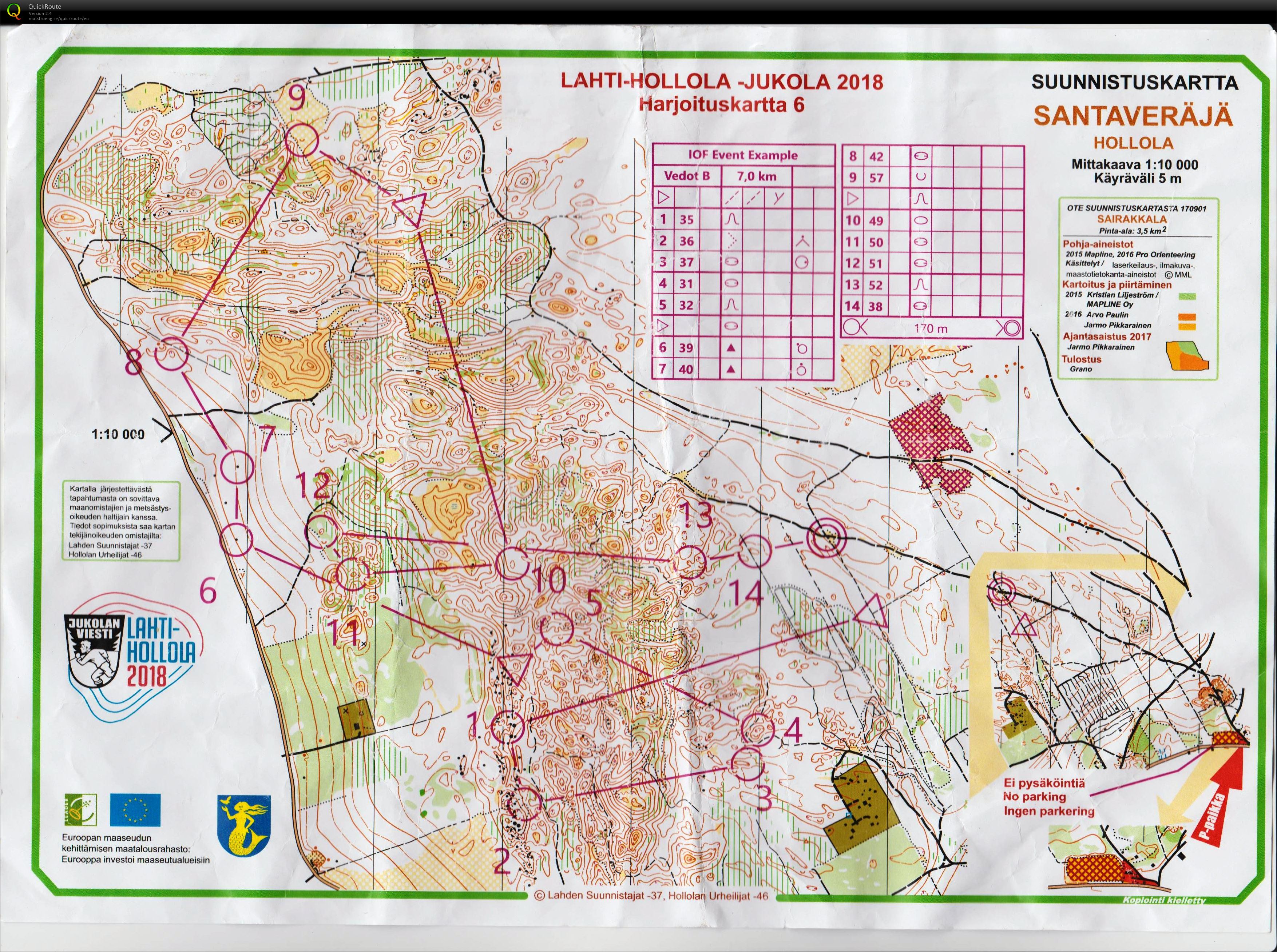 Jukola Training (16/06/2018)